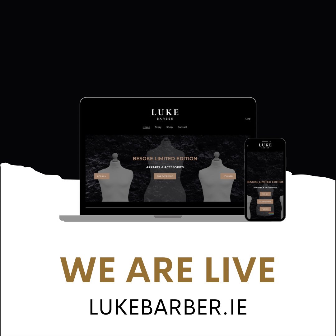 LUKASBARBER's tweet photo. WE ARE LIVE!! https://t.co/x2YP1b3aPY
Home delivery now after Christmas ,
Click & Collect available until 23rd December.
#shoplocal #wearingirish #buncrana #donegal #irishdesigner #websitelaunch #greenireland #supportirishdesign https://t.co/SYipppJ0Em