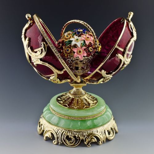 The Spring Flowers egg, sometimes referred to as the Imperial Spring Flowers egg, has been considered one of the Imperial Easter eggs attributed to Peter Carl Fabergé (and therefore one of the Fabergé eggs).