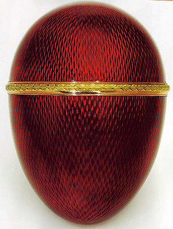 The Scandinavian egg is an enamelled Easter egg made by Michael Perchin under the supervision of Peter Carl Fabergé between 1899 and 1903. The egg was made for a St. Petersburg client. The egg opens to reveal an enamelled yolk, which contains a miniature hen.