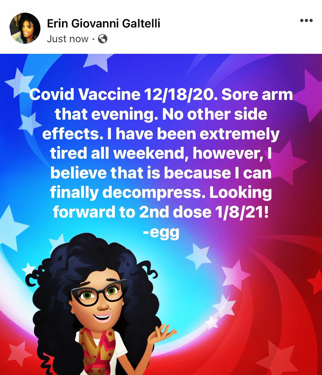 erinGaltelli's tweet photo. Ive been vaccinated! https://t.co/4Nlm3IfQyS