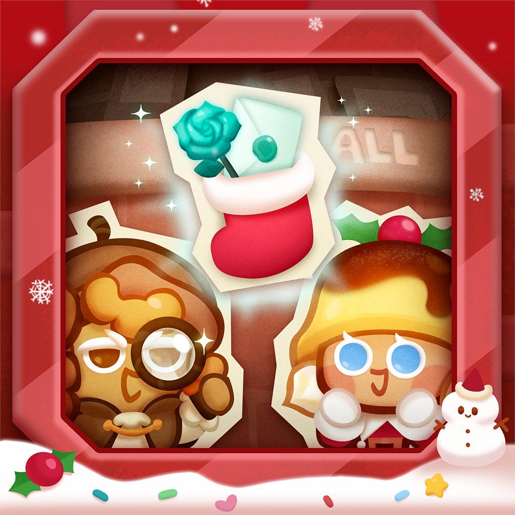 사라진 크리스마스 장식을 찾기 위해
🍮푸딩맛 쿠키가 어린 천재 탐정,
호두맛 쿠키의 도움을 받기로 했습니다.🔍
날카로운 눈빛으로 침대 위에 홀로 남아 있는
양말 안에서 파란 장미와 편지를 발견하는데요...
누구의 편지인지, 범인을 아시겠어요?
(내일 계속)