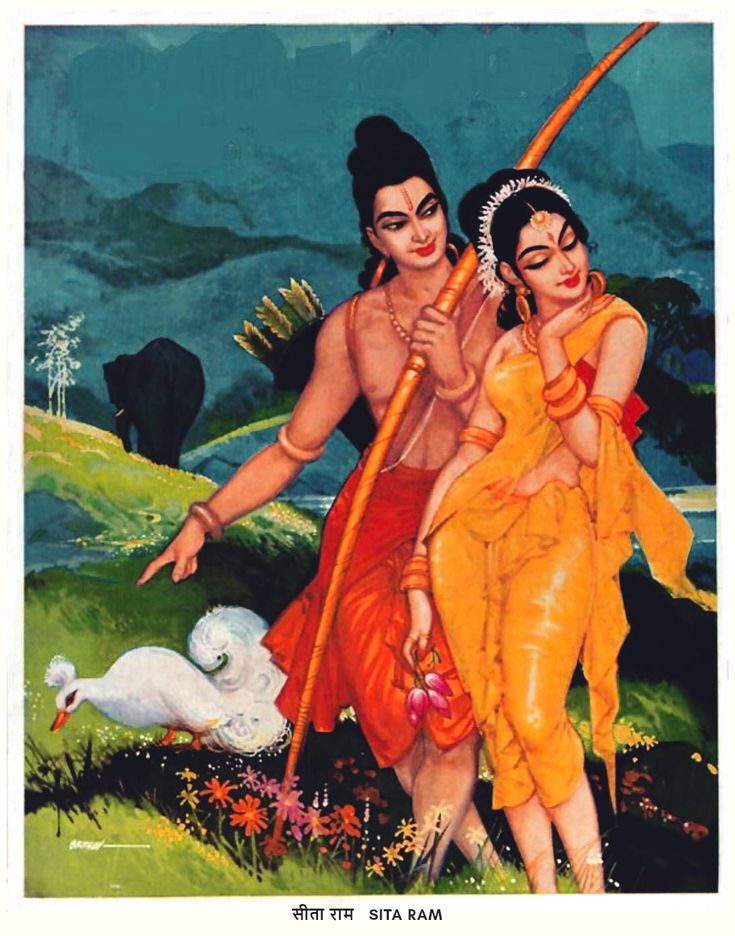 We are still advised today to hear Satsang, read scriptures and do Punya karma when in pregnancy so that our children are inculcated with Good Sanskar even before they're born.Shri Ram had promised her that he'll order Laxman or Bharat to take her to some Ashram.
