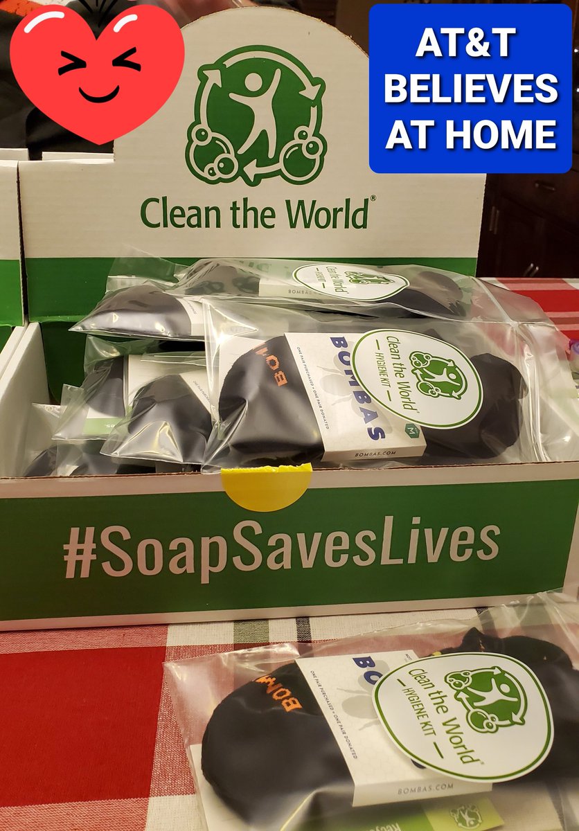 PatriciaG2020's tweet photo. @ATT Believes At Home Project 💙 Packing hygiene kits: socks, shampoo, soap, wipes, toothbrush &amp; toothpaste.  #ATTimpact #soapsaveslivesbox #washyourhandsbro #cleantheworld #Proud2BYoung #STATENATION #TEAMGONZALEZATT #LIFEATATT #2020MDPLIFE #givingback https://t.co/NbaVKaERql