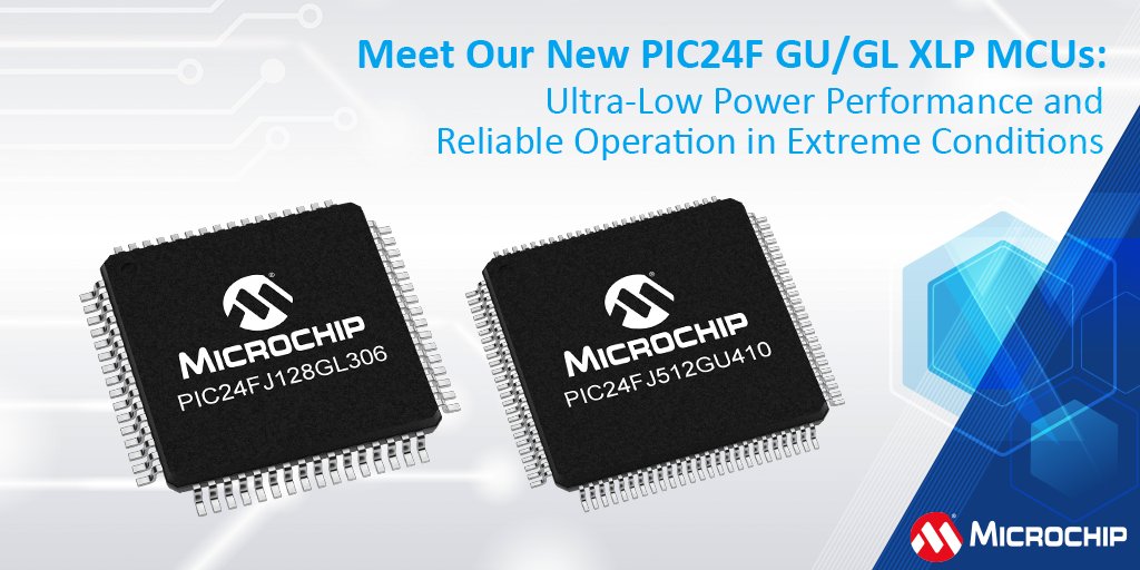 MicrochipTech's tweet photo. Featuring an LCD with animation, power-saving modes and secure protection features, our new PIC24F GU/GL XLP MCUs offer ultra-low power performance with sleep current down to nA and reliable operation in extreme operating conditions. https://t.co/xdwhYGEEoF #lowpower #LCD #PIC24 https://t.co/OB8zbBHGsK