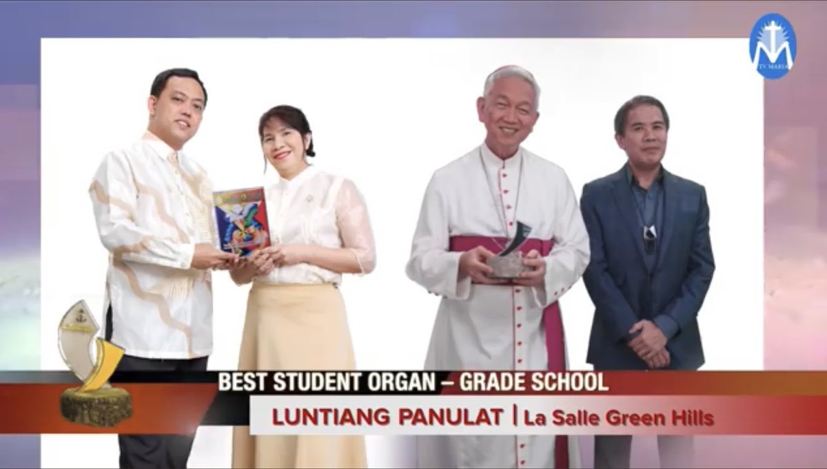 lsgh1959's tweet photo. LSGH takes home another CMMA!  Luntiang Panulat, is BEST STUDENT ORGAN at the 42nd Catholic Mass Media Awards!

We salute the student &amp; moderators for the great work and achievement! Continue the tradition of great campus journalism &amp; storytelling! 

CONGRATULATIONS! 
#LSGHPride https://t.co/V2eaMFb9ET