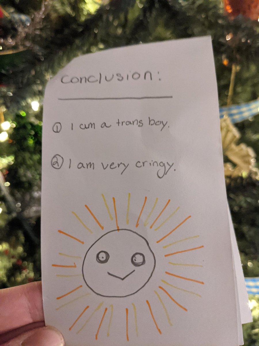 Got a note from my 13yo tonight, under the door, like they always did when there was something important to say.