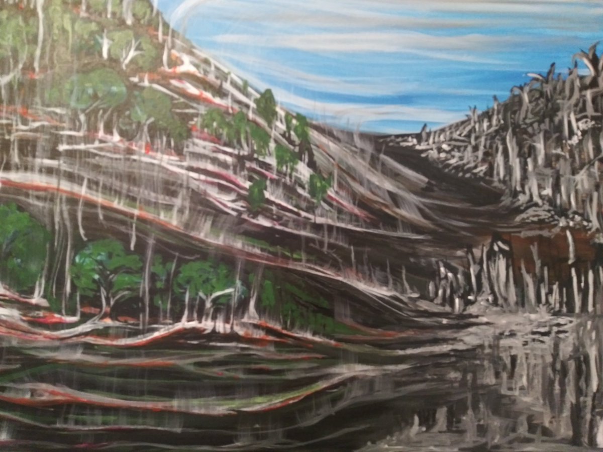 "Good Fire 🔥 Bad Fire Painting. Visuals help understand.