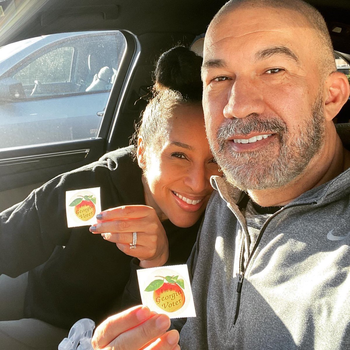 HBCUHeroes's tweet photo. Two more votes tallied by #HBCU alum! We see you #NegelleGreenMorris @CAU &amp; #DougMorris @TuskegeeUniv 🙌✅ ‼️
Done &amp; done! #ATL 
#GeorgiaRunoff #GeorgiaOnMyMind #AllEyesOnGeorgia
#HBCUheroes #VOTE
#RelationshipGoals https://t.co/D8nes2fw9Z