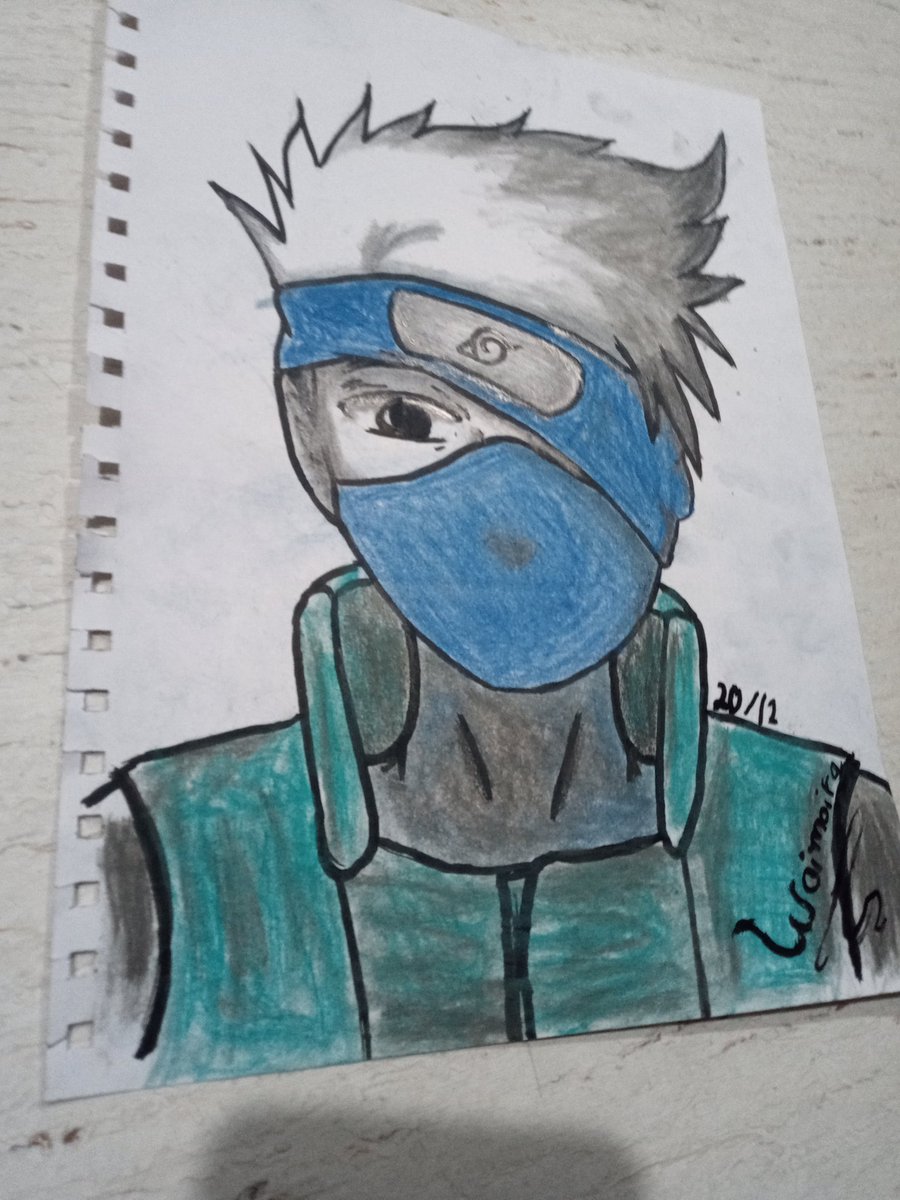 Desenhos °° on X: Nosso querido Kakashi, feito com tinta nanquim