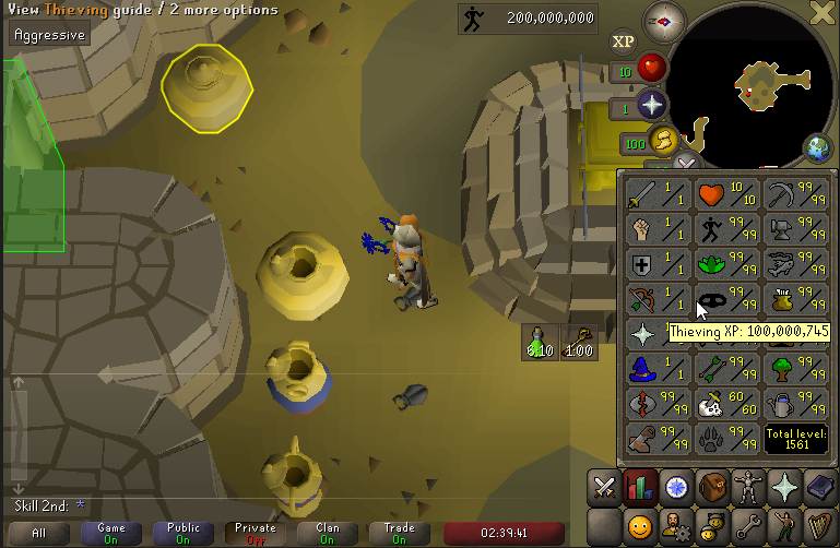 Skill2nd's tweet photo. 100m Thieving https://t.co/gRlEqt5fan