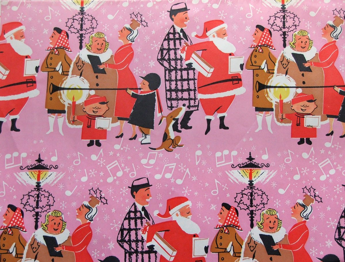 Here's one with a fun Christmas shopping theme.  #wardsmorguefile