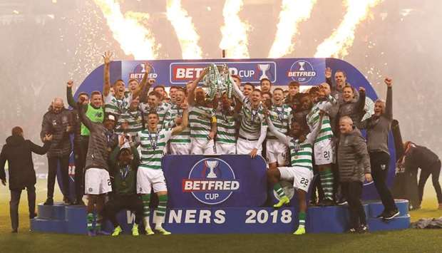2.12.18  A first-half goal from Ryan Christie wins the League Cup Final against Aberdeen. Celtic's 7th trophy in succession.