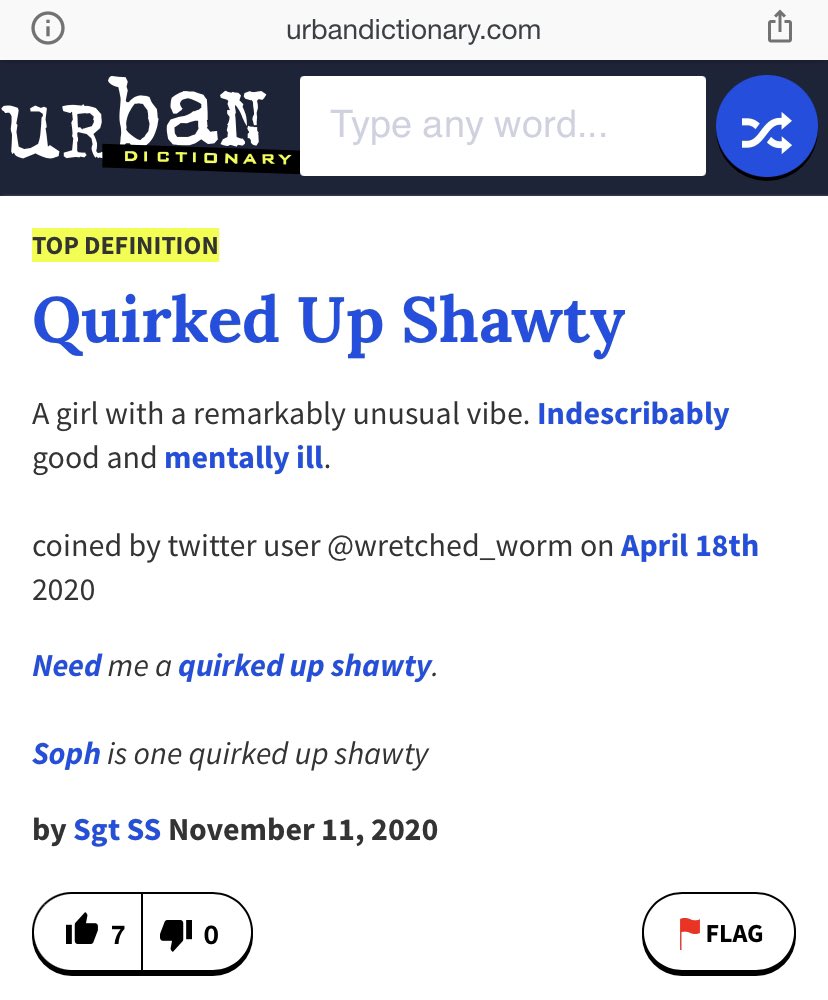 What's meaning of shawty? 