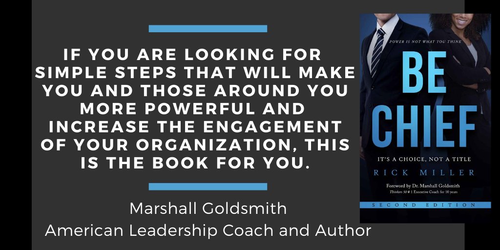 RT <a href="/coachgoldsmith/">Marshall Goldsmith</a>: My friend Rick Miller has written a timely book with tools to increase our clarity, energy, confidence, and #positiveimpact we can make at work and home. I’m also happy to share all author proceeds will be donated to <a href="/eastersealshq/">Easterseals HQ</a>! ow.ly/RHx050CjLsN