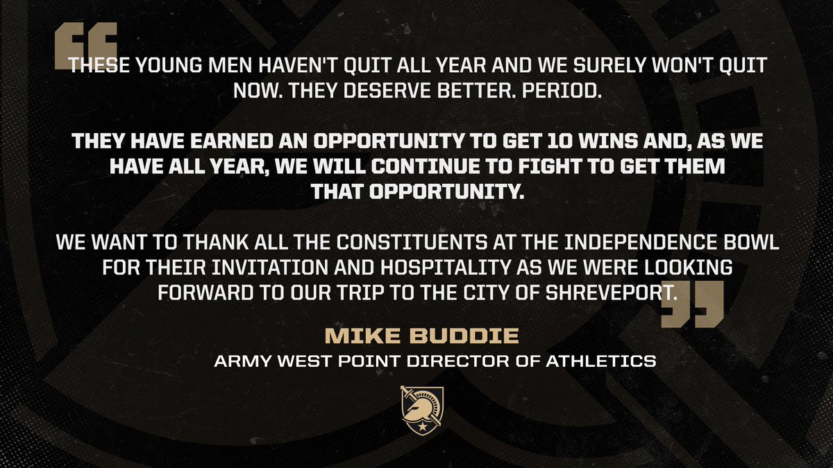 ArmyWP_Football's tweet image. We’re going to continue to fight for an opportunity.

#GoARMY