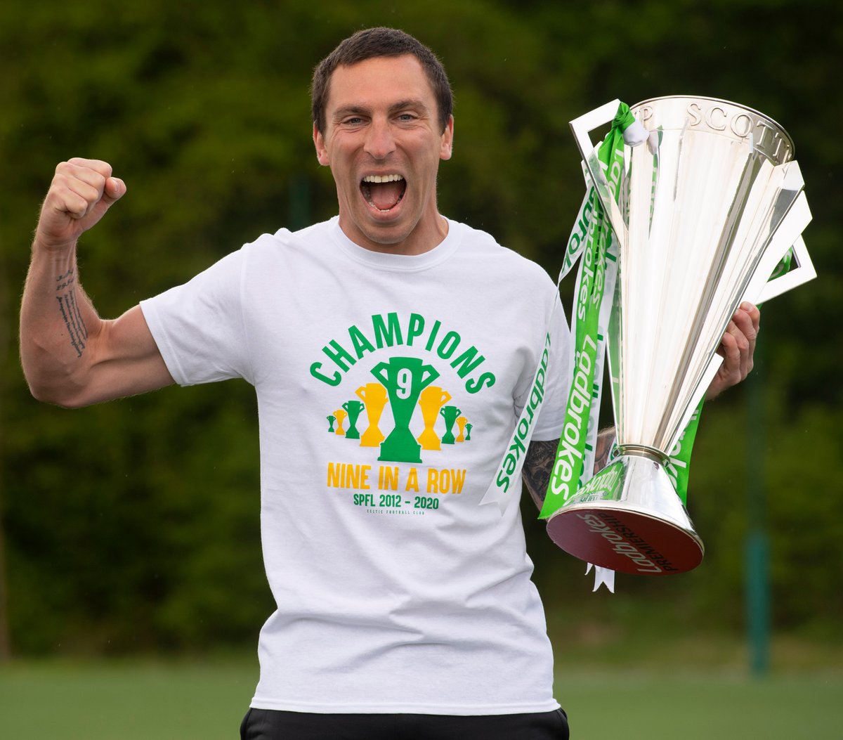 18.5.20  Celtic declared 9-in-a-row Champions after season cut short due to pandemic. Celtic were 13 points ahead with 8 games left to play.