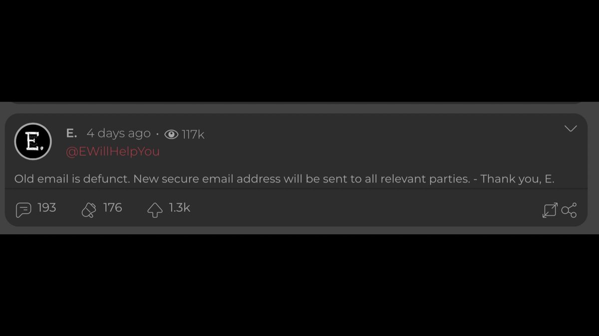12/6 - Jason Sullivan gives up on E and promotes himself.