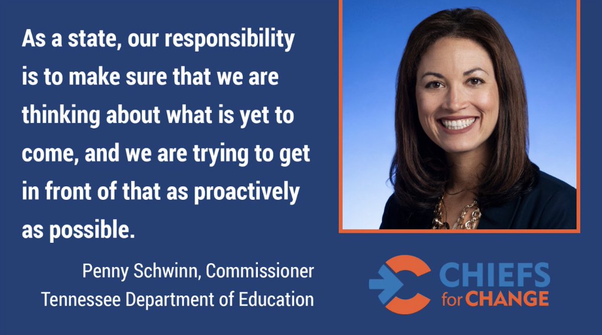 As we conclude the look back at our members’ extraordinary leadership this year, we also look ahead. Whatever 2021 has in store, we know <a href="/SchwinnTeach/">Penny Schwinn</a>, and all of chiefs, will meet the challenges of the moment and continue building a stronger future for America's children. <a href="/TNedu/">TN Dept of Education</a>