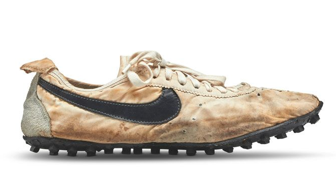 Actually Bill Bowerman using a waffle iron to create the first ever Nikes.  https://www.popularmechanics.com/technology/gadgets/a21841/nike-waffle-iron/