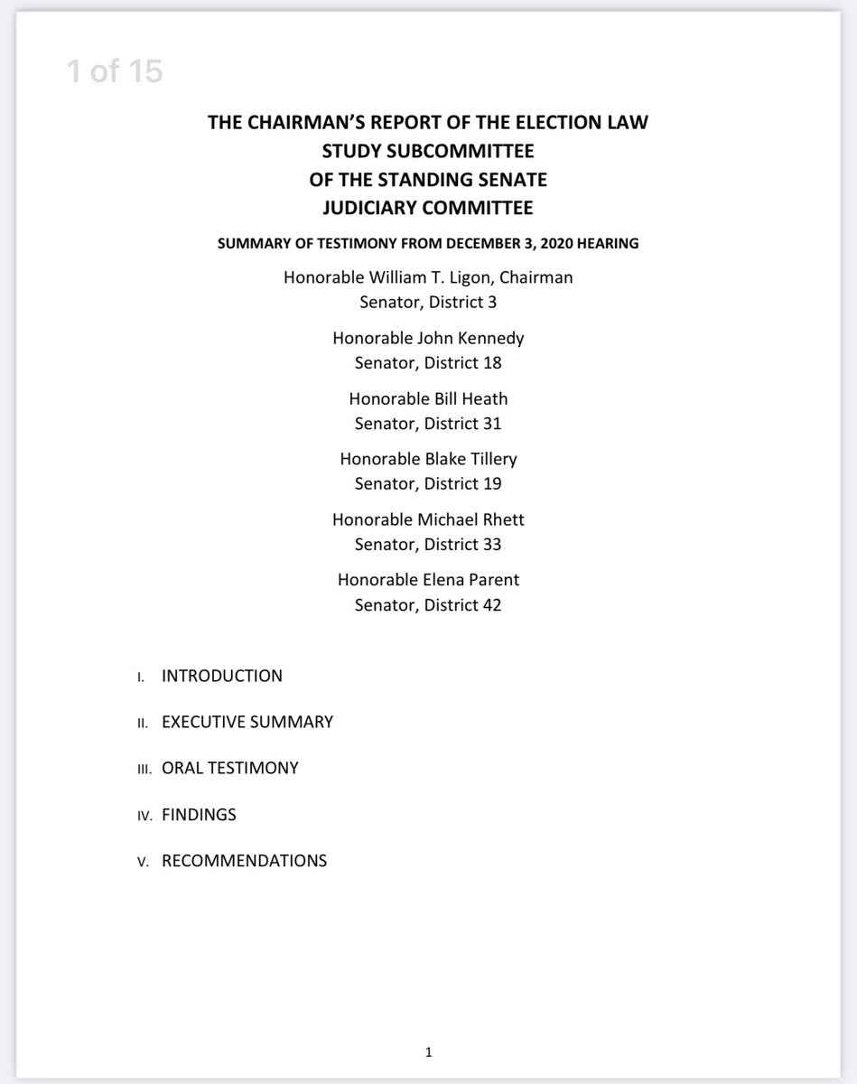 GEORGIA: A report will be added to the record. It has 15 pages of EVIDENCE OF VOTER FRAUD. Read H right now. They will consider RESCINDING their certification.  http://www.senatorligon.com/THE_FINAL%20REPORT.PDF (h/t:  @wmahoney5 )