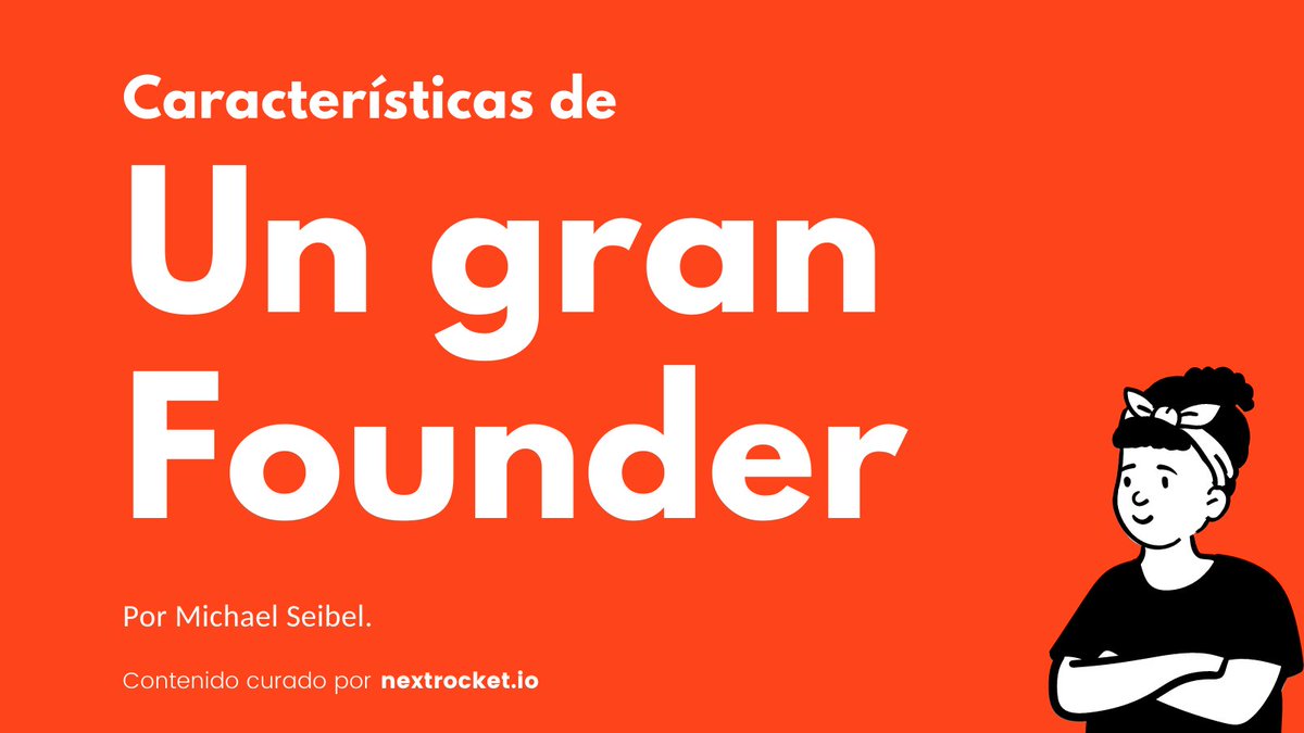 next_rocket's tweet photo. Comenzar una #startup es una tarea súper complicada y difícil de lograr. Es por eso que los #fundadores deben tener ciertas habilidades para poder tener éxito en este camino.
Les compartimos las características más importantes según @mwseibel de @ycombinator #nocode #nextrocket https://t.co/zAmGaSZAjy