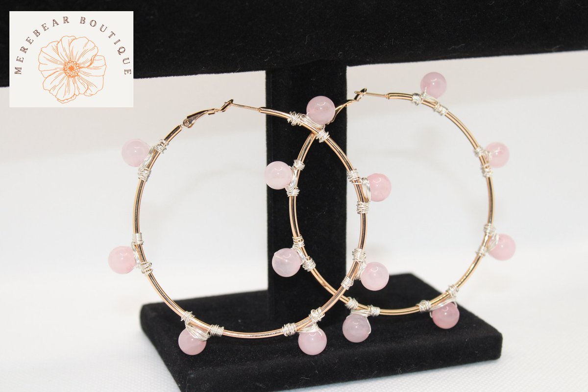 BoutiqueMere's tweet photo. Rose Quartz hoop earrings. Big, bold, and fierce. These are not available in my shop, but if there's interest they just might be!
#merebear #shopsmall #hoopearrings #wirewrapped #gemstonejewelry #rosequartz #handmade #handmadejewelry #etsy https://t.co/09CHikwOmZ