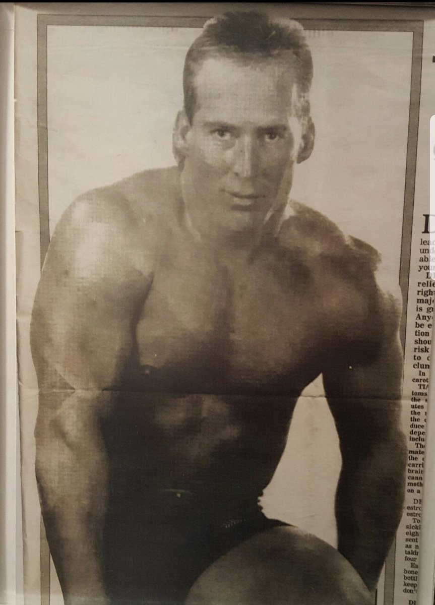 HunterGidget's tweet image. This is my dad in the 90s. He was a "sunshine boy" in our local Toronto newspaper... lol @TheKruseShipYT