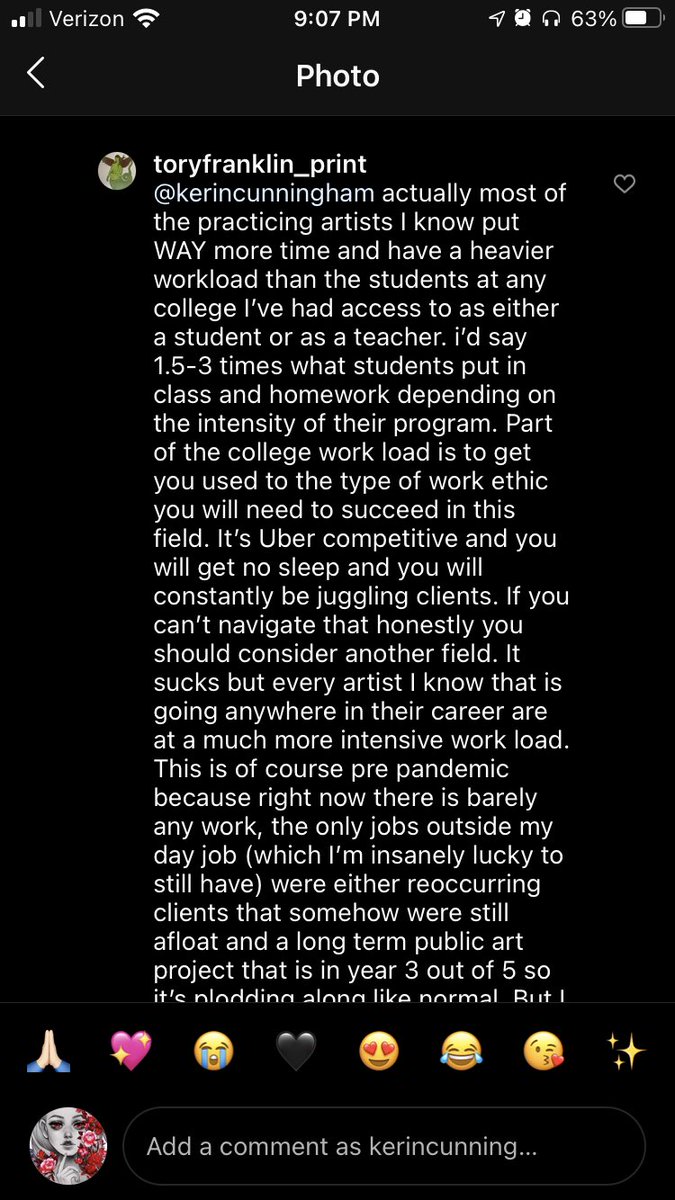 love to be talked to like i’m a child and not like the professional illustrator i am. “if working hard is an issue, be a sunday painter” excuse me???