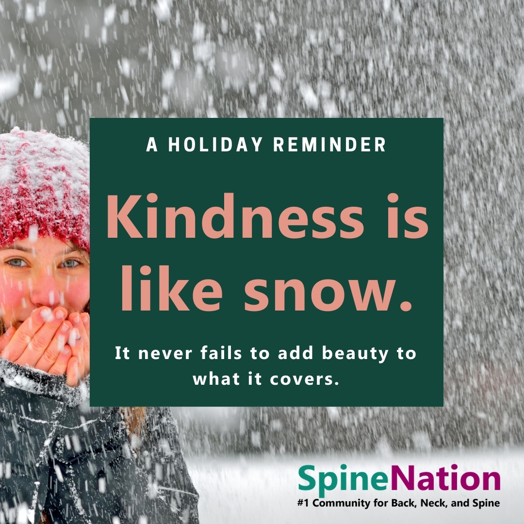 Let's normalize honoring our bodies, minds, spirits, and wallets in the holiday season. We shouldn't put ourselves in debt or pain to live up to an arbitrary standard of holiday participation and celebration. Be kind to each other and yourselves this holiday season. #spoonielife