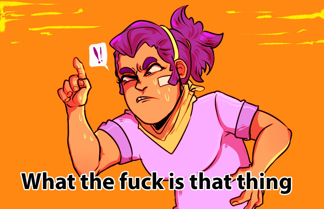 PaltaSpace's tweet photo. Cuantas posibilidades hay de acariciar un toro en el lomito y no morir en el intento? 🤔😳

#BrawlArt #BrawlStars #bullbrawlstars #coltxbull https://t.co/8rBW1a79y5
