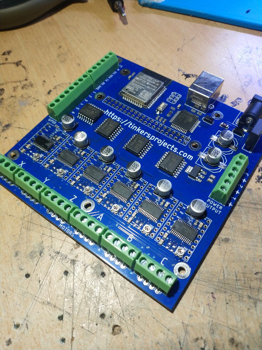 TinkersProjects's tweet image. Waiting for more parts 
Pcb manufacturered by @PCBWayOfficial
