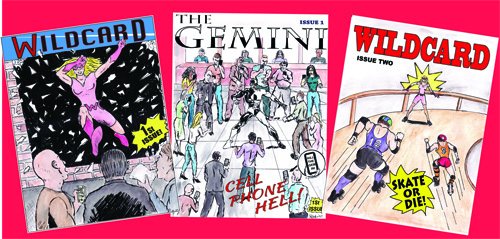WildcardComic's tweet photo. The perfect stocking stuffers! Issues 1 and 2 of Wildcard and issue 1 of The Gemini available in print!!
https://t.co/0eYIhIvJYD https://t.co/ZU6DlP27mc