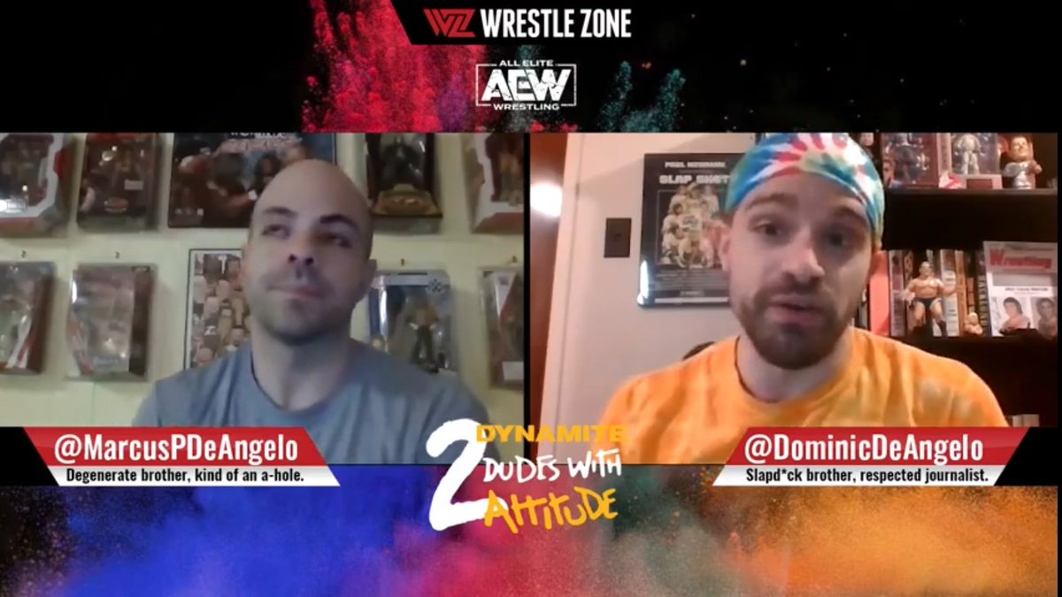 2DynamiteDudes's tweet photo. Hey ya hippies โ check out our latest episode. We talk Hangman ridin' high The Dark Order + R3 #AEWDraft. Look at that dummy @DominicDeAngelo posin' his wuss ass Billy Graham. #AEWDynamite
Full episode: https://t.co/iWSx1mi7xe
Catch up on #AEW Draft: https://t.co/am7uH3jhGb https://t.co/P3QEjeoZe1