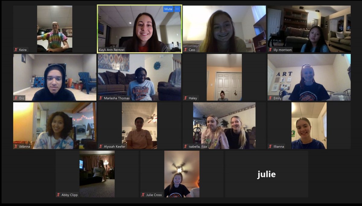 With the winter athletic season postponed, virtual cheer workouts with material review are how the cheerleaders are passing the time.  We are proud of how they are staying connected and making the best of the situation.  #BobcatProud
