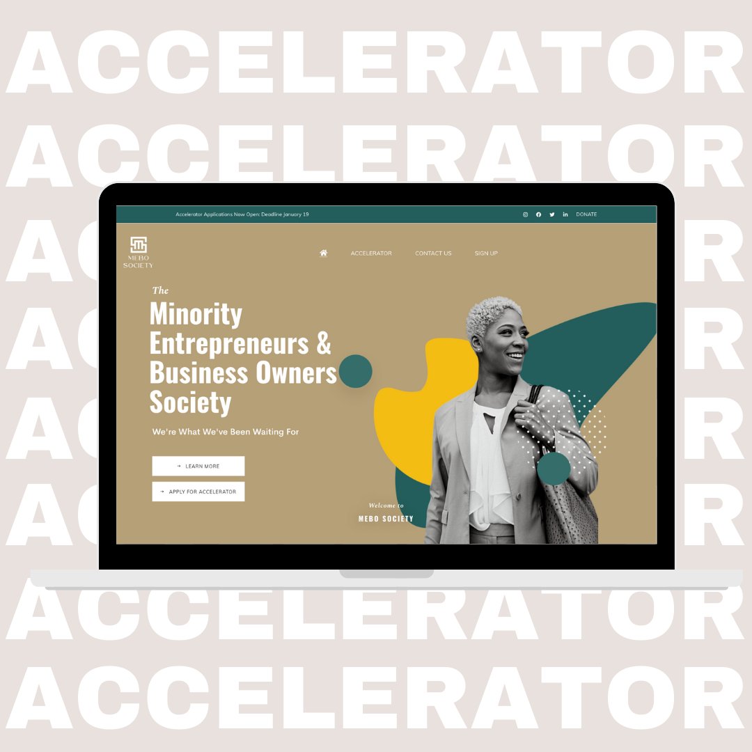 Have you applied for the #startup accelerator on mebosociety.com ? Our client is helping #BIPOC startup founders get the coins they deserve. 💰