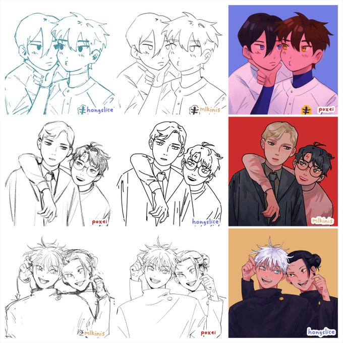 OTP switcharound with @hongslice and @mlkinis hehehahahoho 