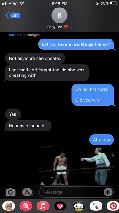 Texts between me and my baby brother. He&rsquo;s 10. Lol https://t.co/3TfssrmSdm<a href="/tag/georgiaguidestones"class="tags"><span>#georgiaguidestones</span></a>