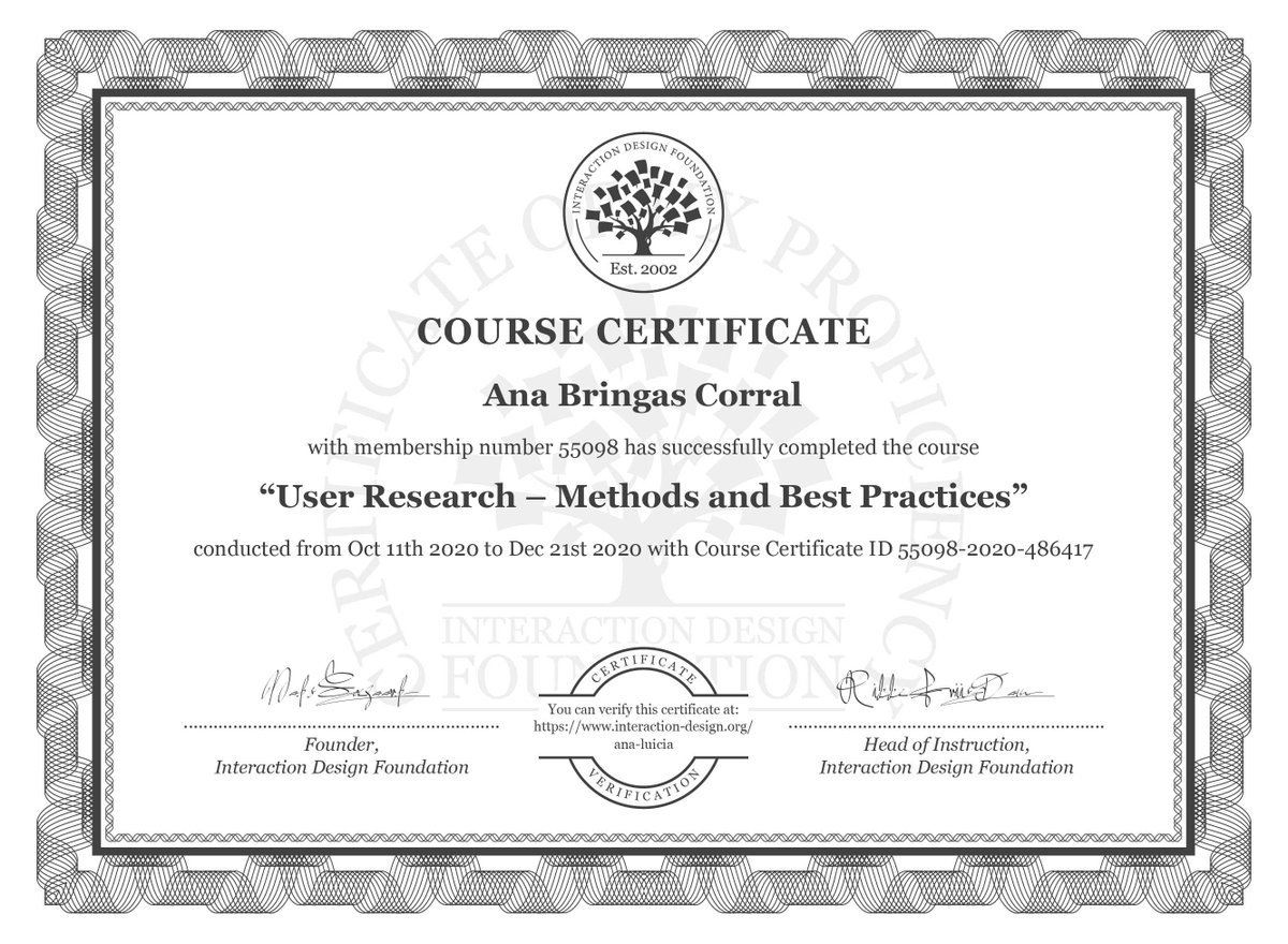 Great learning in User Research, totally recommend it!  <a href="/interacting/">interacting</a>
