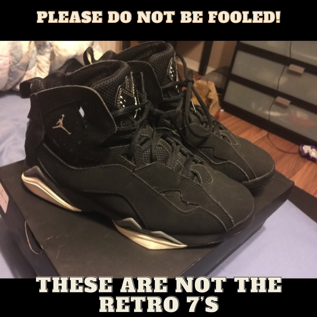 PlzWatchMyKickz's tweet photo. Please do not be fooled! These are not the 7’s y’all! So do not let somebody slick talk you into trades/purchase 😂🤦🏽♂️
•
•
•
#PlzWatchMyKikz #PlzDontBeFooled #FakeJs https://t.co/3mDdeGqcys