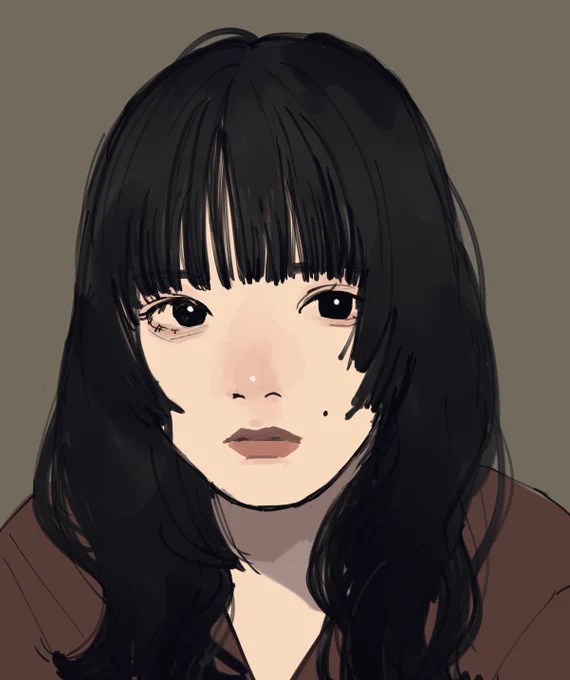 昨日ウォーミングアップで描いたあいみょん
制作時間20分くらい 