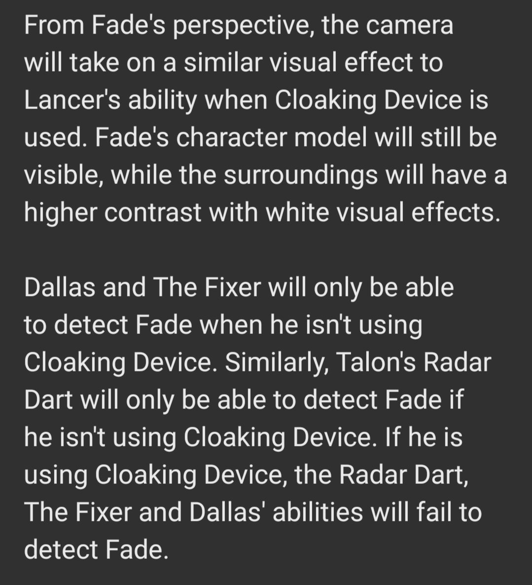 3JAD21_YT's tweet image. I came up with a concept for a new Rogue for RoCo called Fade! I think he'd really shake up gameplay. I put a lot of effort into it, so even tho the devs will never see it/implement it, I'd really appreciate anybody's thoughts on the idea! :)
#RogueCompany
#HiRezStudios
#Concept