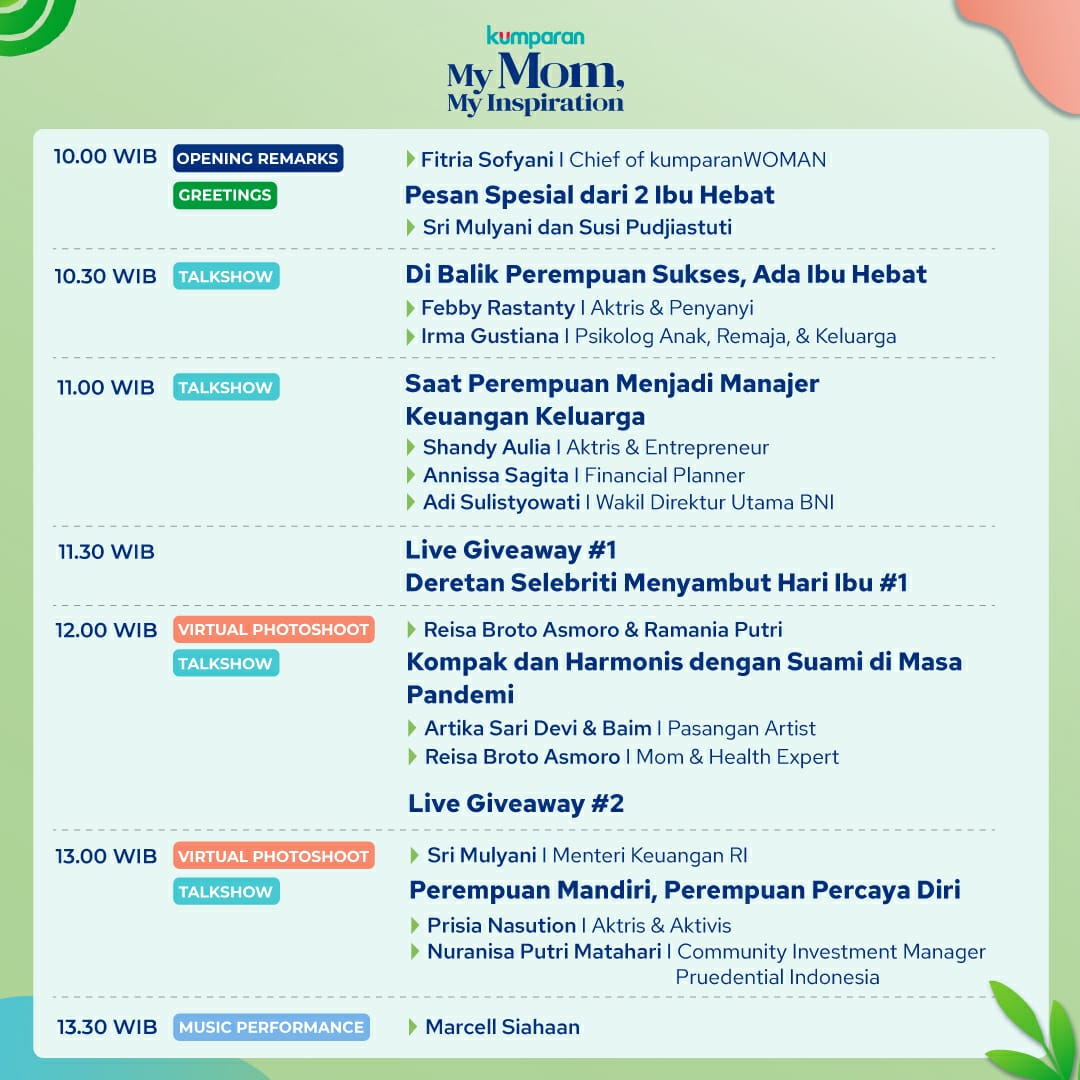 mrndalstr's tweet photo. Gais jgn lupa ya HARI INI hari pertama My Mom My Inspiration di @kumparan loh!
Ada Virtual Talkshow & Virtual Photoshoot bareng Febby Rastanty, Reisa Brotoasmoro, Prisia N, Artika Sari & Baim.
Cus nonton livenya yuk https://t.co/OfEUC6skI2
#MMMI2020
#MyMomMyInspiration https://t.co/qFd6g15ugd