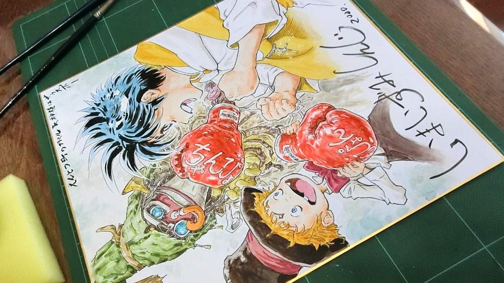 アレス マジシャン 少年ジャンプにて連載されてた漫画 神様はサウスポー 空のキャパス 原作者の今泉伸二先生 西野 亮廣氏プロデュース映画 えんとつ町のプペル 応援トリビュートイラスト 気合の入ったイラストありがとうございました 西野亮廣