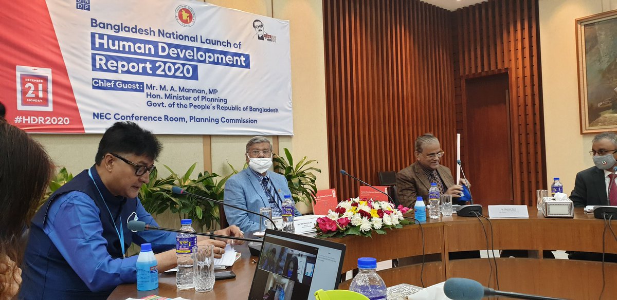 Happening Now - #HDR2020
Bangladesh launching! #Bangladesh  moves two steps ahead in the #HDI
@UNDP_BD @UNDP @UNDPasiapac @UNinBangladesh @rababfh2016 @MiaSeppo @sudiptomuk @MohibulC_Nowfel @saberhc @vannguyen_UN @selimjahan1951 @hossainzillur @FahmidaKcpd @BaHorv @ypfbd