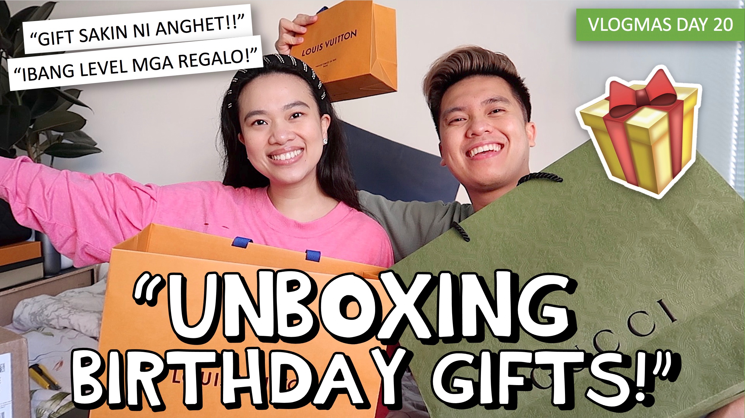 Unboxing mysterious Louis Vuitton birthday gift box