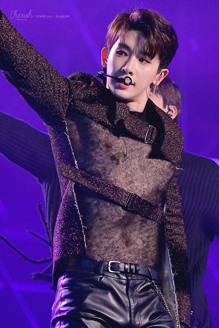 wonho's entire performance wardrobe is just god-tier