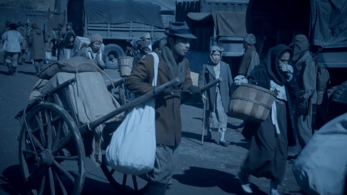 Kim Il-sung'sRegime persecuted any thought to be US/ROK Collaborators, Christians, or Anti-CommunistsHearing rumors of chance for escape, tens of thousands made journey to Hungnam carrying belongings-often across mountains and through enemy lines #Timeless  #SaveTimeless7/16