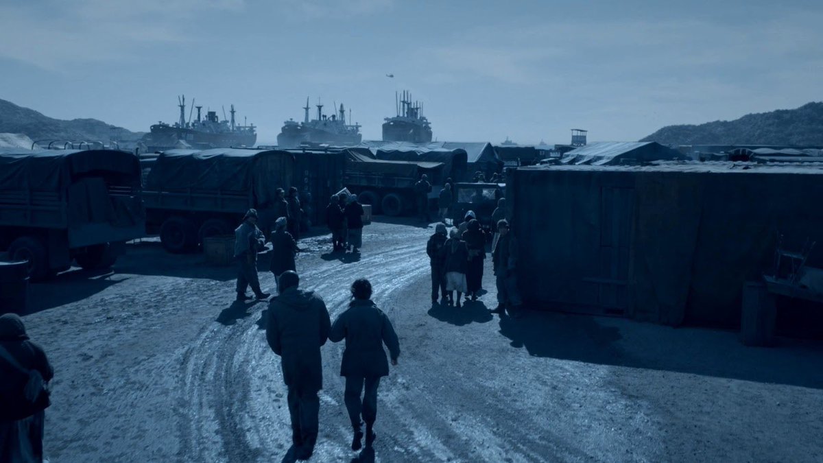 Kim Il-sung'sRegime persecuted any thought to be US/ROK Collaborators, Christians, or Anti-CommunistsHearing rumors of chance for escape, tens of thousands made journey to Hungnam carrying belongings-often across mountains and through enemy lines #Timeless  #SaveTimeless7/16