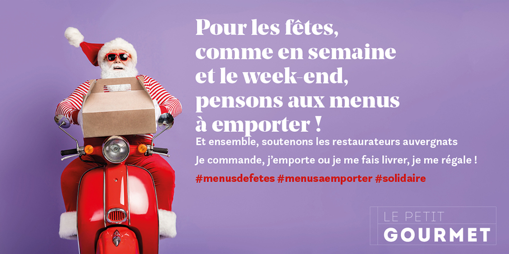 Penadant les fêtes, soutenons nos restaurateurs, nos producteurs, nos commerces. #CircuitsCourts #GourmandeAuvergne #JoyeusesFetes