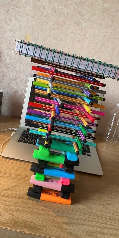 “En, lukt het met studeren?”
Ik: